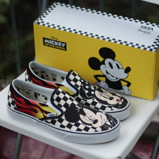 Mickey mouse checkerboard store vans