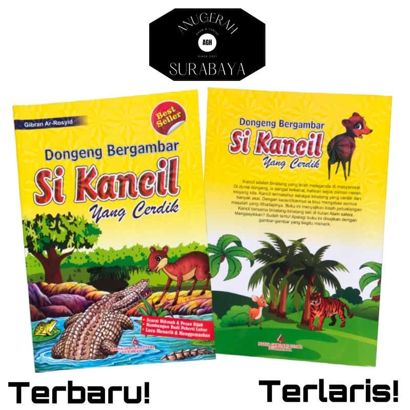 Jual Dongeng Bergambar Si Kancil Yang Cerdik / Buku Cerita / Buku Anak ...