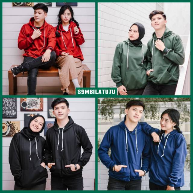 Jaket hoodie couple clearance polos