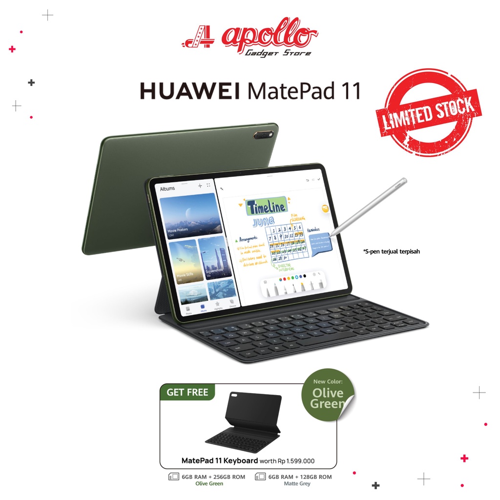 Jual Huawei Matepad 11 6/128GB Garansi Resmi | Shopee Indonesia