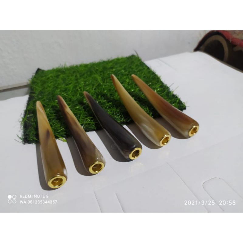 Jual once pipa rokok tanduk kerbau 8_12cm | Shopee Indonesia