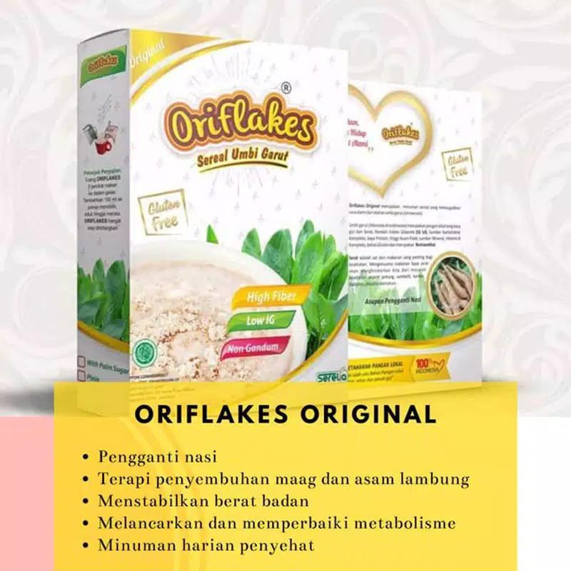 Jual Oriflakes Original 900 Gram Sereal Umbi Garut Asam Lambung Maag