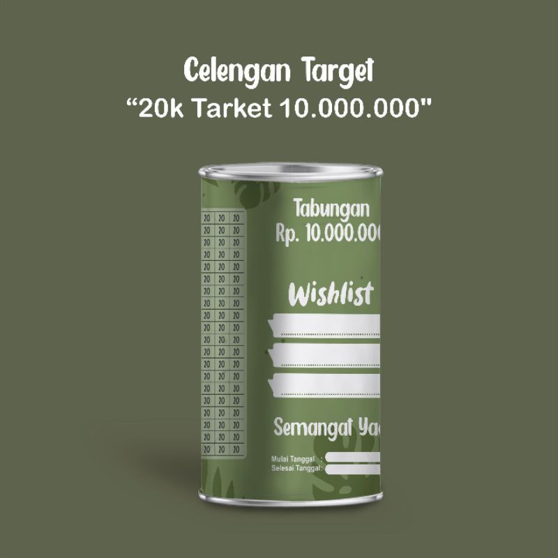 Jual CELENGAN TARGET MURAH CELENGAN VIRAL CELENGAN TIKTOK TABUNGAN BUKA ...