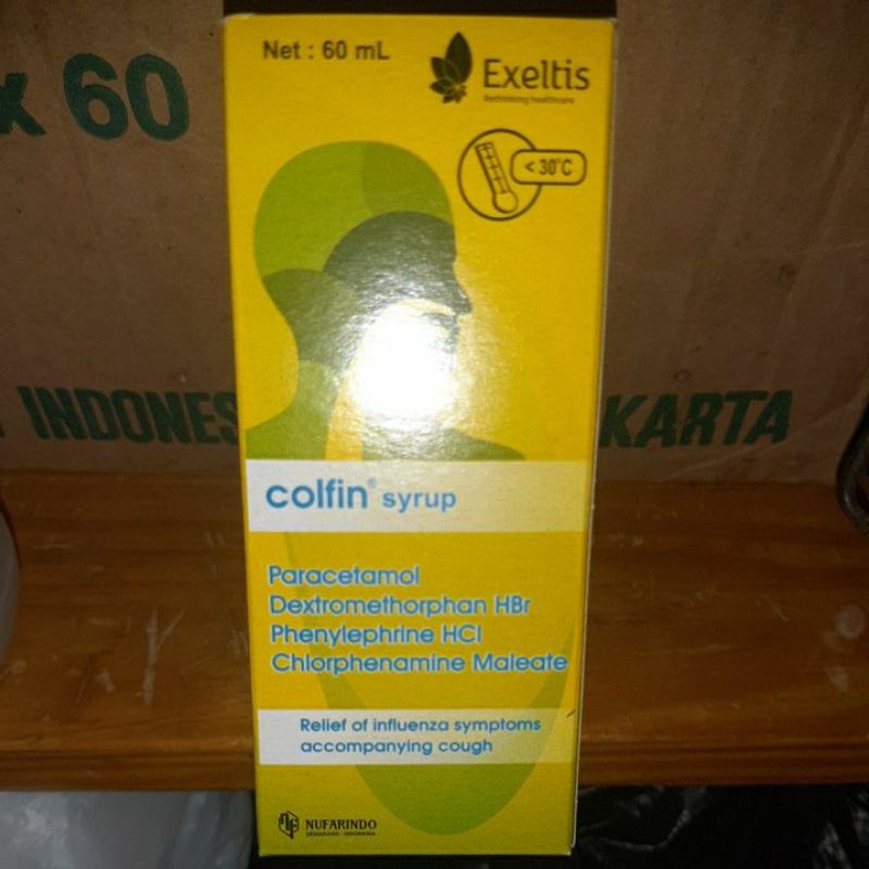 Jual Colfin Obat Batuk 60 ml/harga perbotol ED 01-2028 | Shopee Indonesia