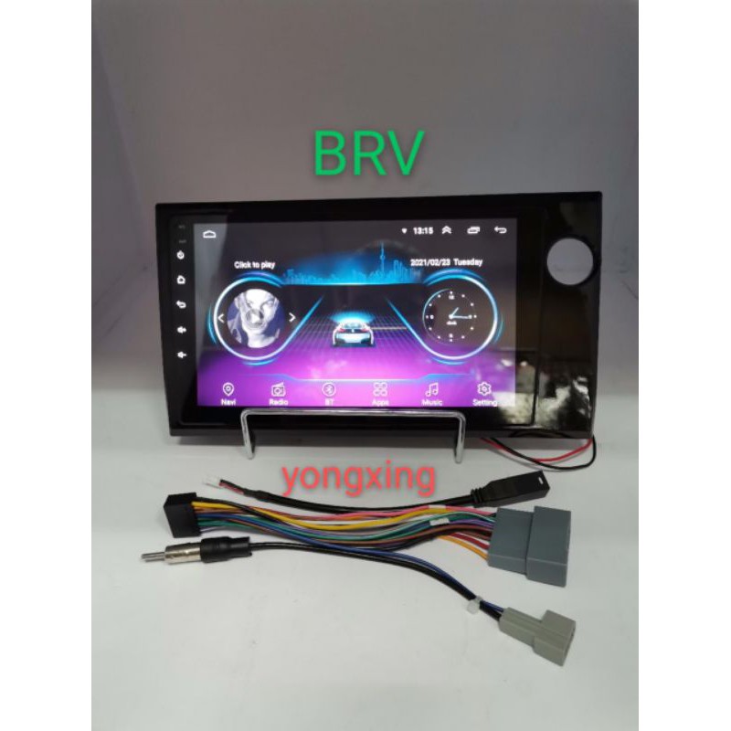 Honda Brio/mobilio/brvomatis Head Unit Android 9 Inch Definisi Tinggi Bluetooth Video 2GB Memory 32GB +Kamera+Dvr Applicable