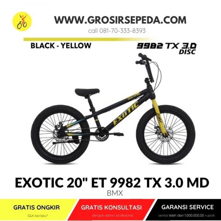 Jual SEPEDA BMX 20 EXOTIC TYPE 9982 MD | Shopee Indonesia