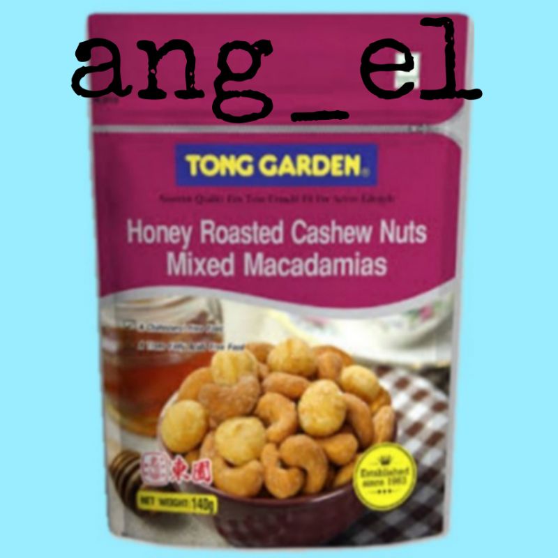 Jual Tong Garden Honey Roasted Cashew Nuts Mixed Macadamias (140g