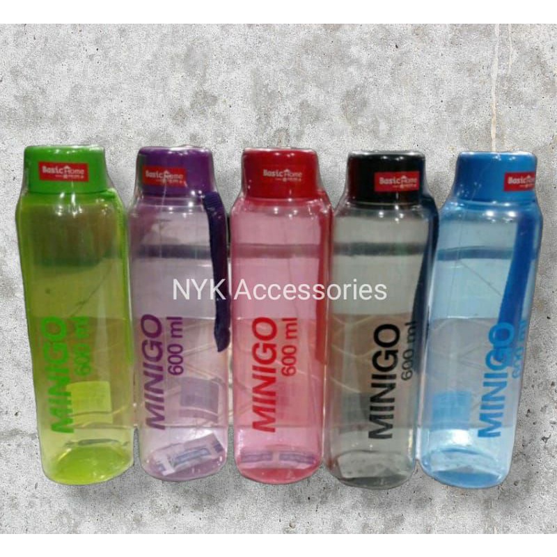 Jual NYK TERMURAH !!!! FREE BUBBLE WRAP/DUS Botol Minum MINIGO 600 Ml ...