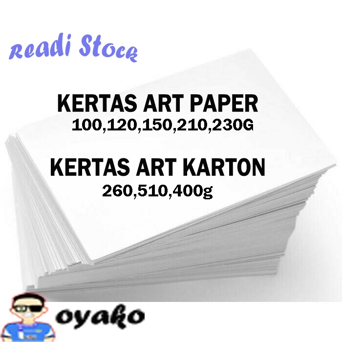 Jual Kertas Art Paper 120g plano Shopee Indonesia