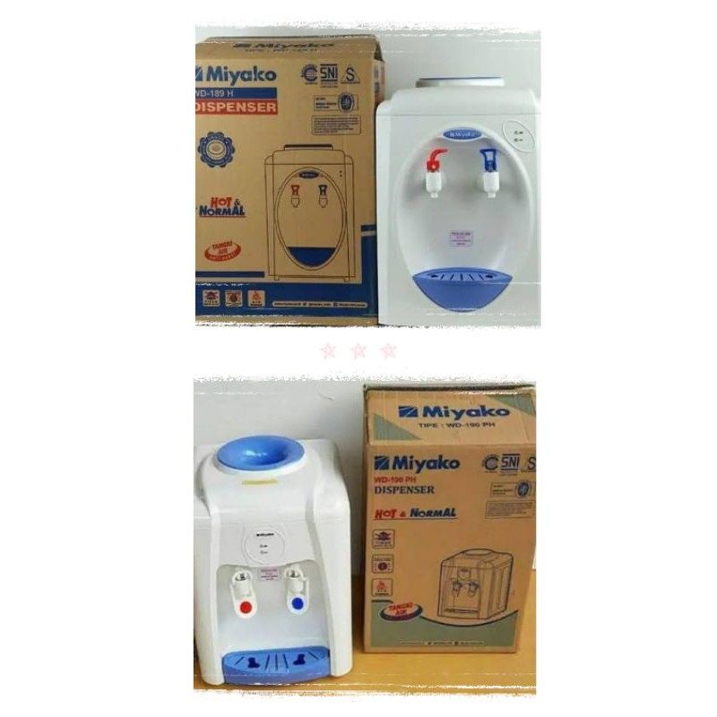 Jual Dispenser Miyako WD189 H dan WD190 PH/Dispenser Miyako Hot and