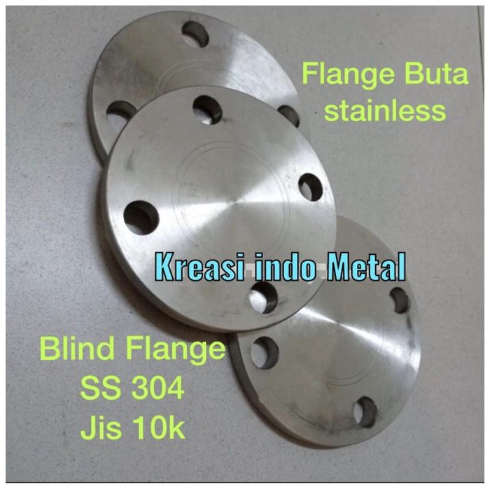 Jual Huin 4 Blind Flange Jis 10k Ss304 Buta Stainless Sus Ss 304 Dn100 100 10 K Shopee 0739