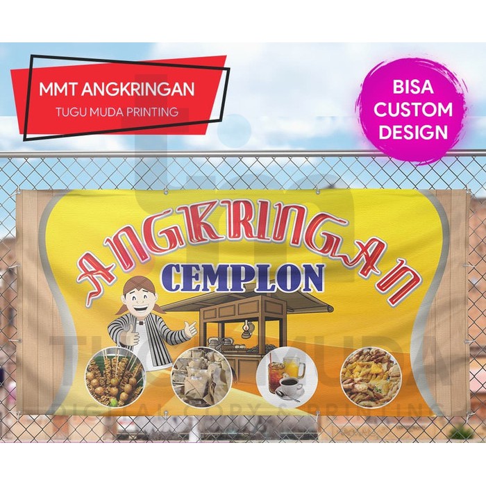 Jual Cetak Mmt Banner Spanduk Angkringan Makanan Wedang Minuman