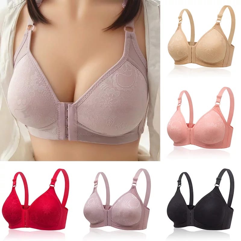 Jual Bra06 Bra Beha Bh Wanita Jumbo Kait Depan Bisa Dibuka Dari Depan Beha Menyusui Lingeriq