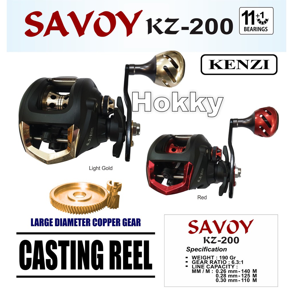 Jual REEL KENZI SAVOY KZ 200 | Shopee Indonesia