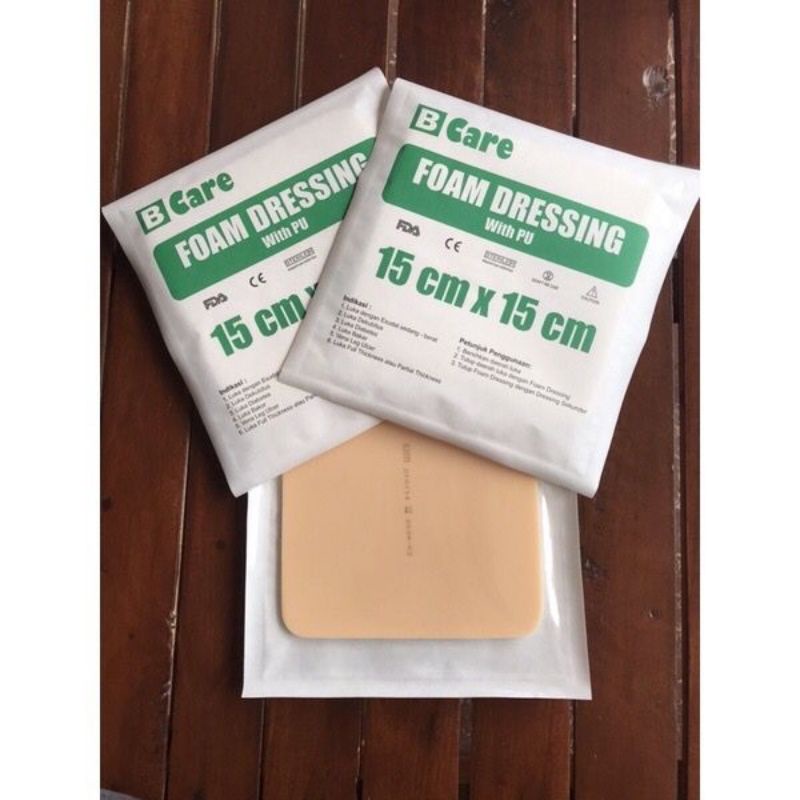 Jual Foam B Care Foam Dressing With PU 15 X15 Cm | Shopee Indonesia