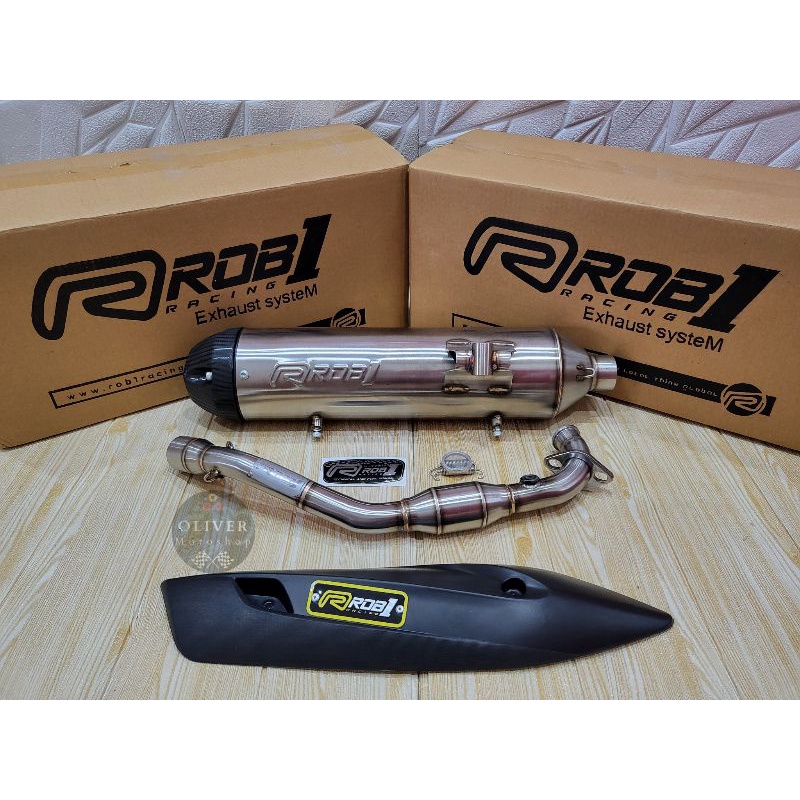 Jual Knalpot Rob1 Standard Racing PCX 150 dan PCX 160 - V Cap | Shopee ...