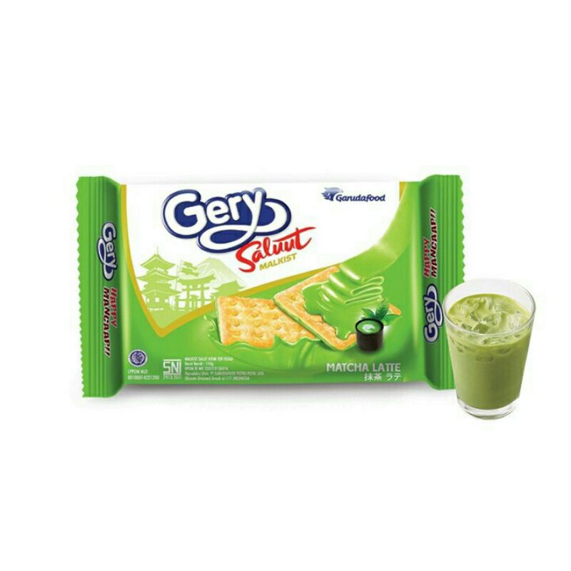 Jual Gery Malkist Green Tea Family pack Gery Saluut matcha latte ...