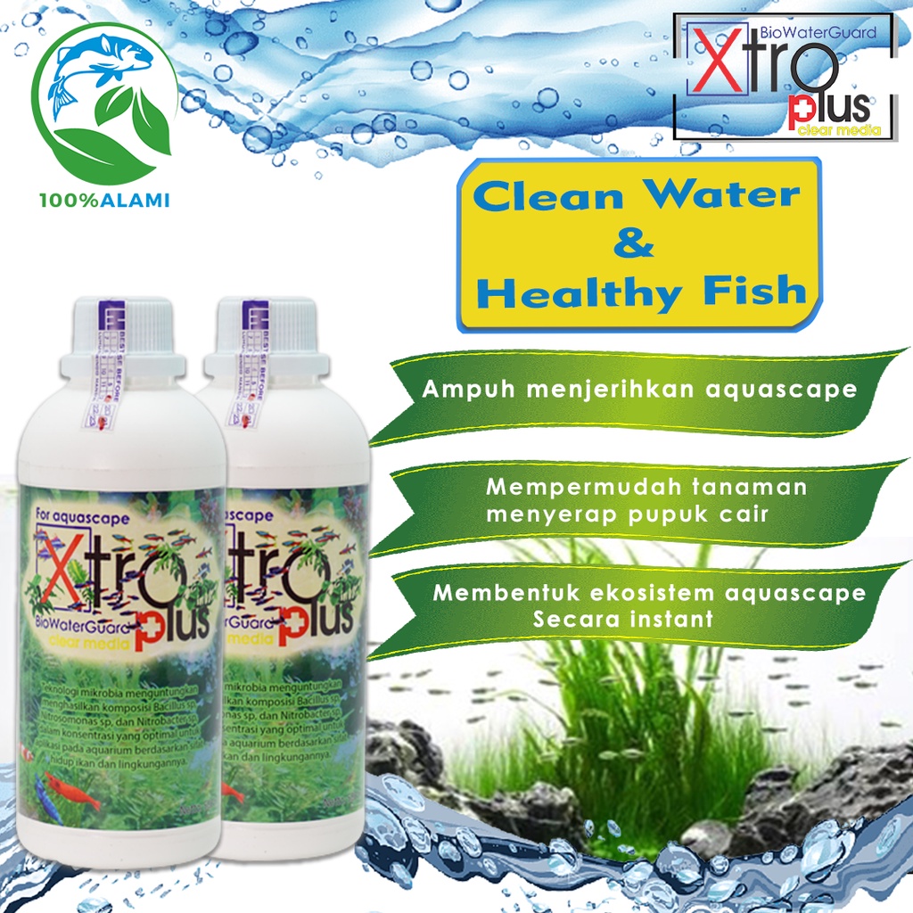 Jual Bakteri Starter Aquarium Xtroplus - Penjernih air Aquascape 500m ...