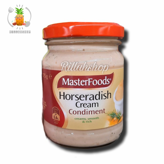 Jual Masterfoods Horseradish Cream Condiment (175g) Shopee Indonesia