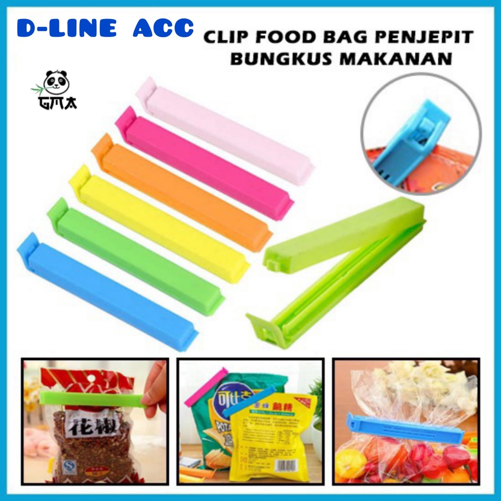 Jual Clip Food Penjepit Plastik Bungkus Makanan Klip Sealing Snack Sealer Segel Jepit Ringan 5769