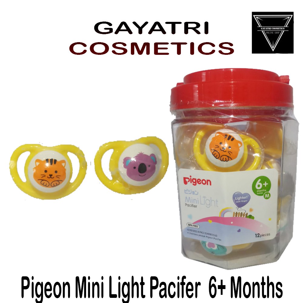 Jual Empeng Pigeon Mini Light Pacifer 6+ Months | Shopee Indonesia