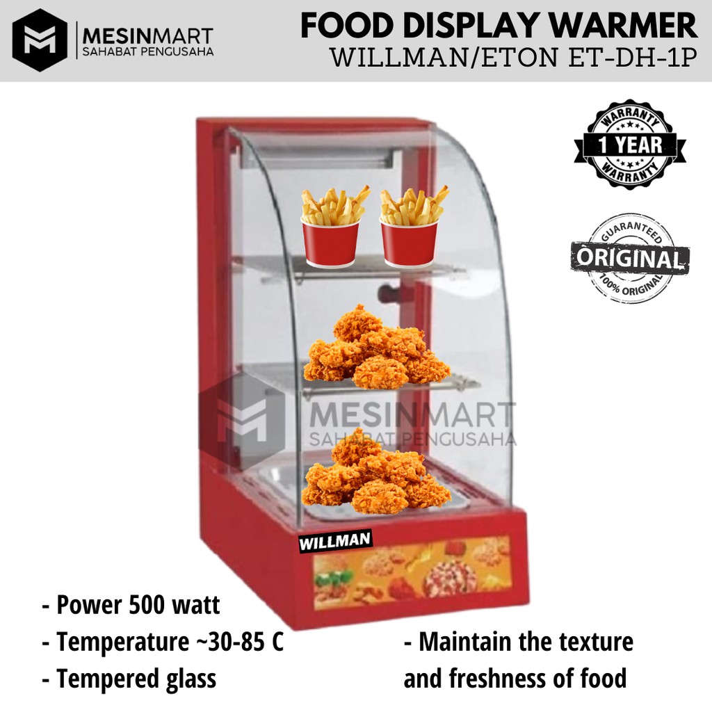 Jual Warming Showcase/ Display Penghangat Pemanas Makanan dengan Lampu ...