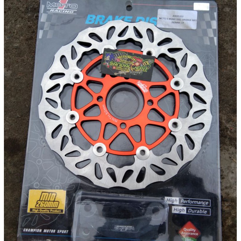 Jual Piringan Cakram Moto Racing Mm Mio Disc Break Piringan Pnp