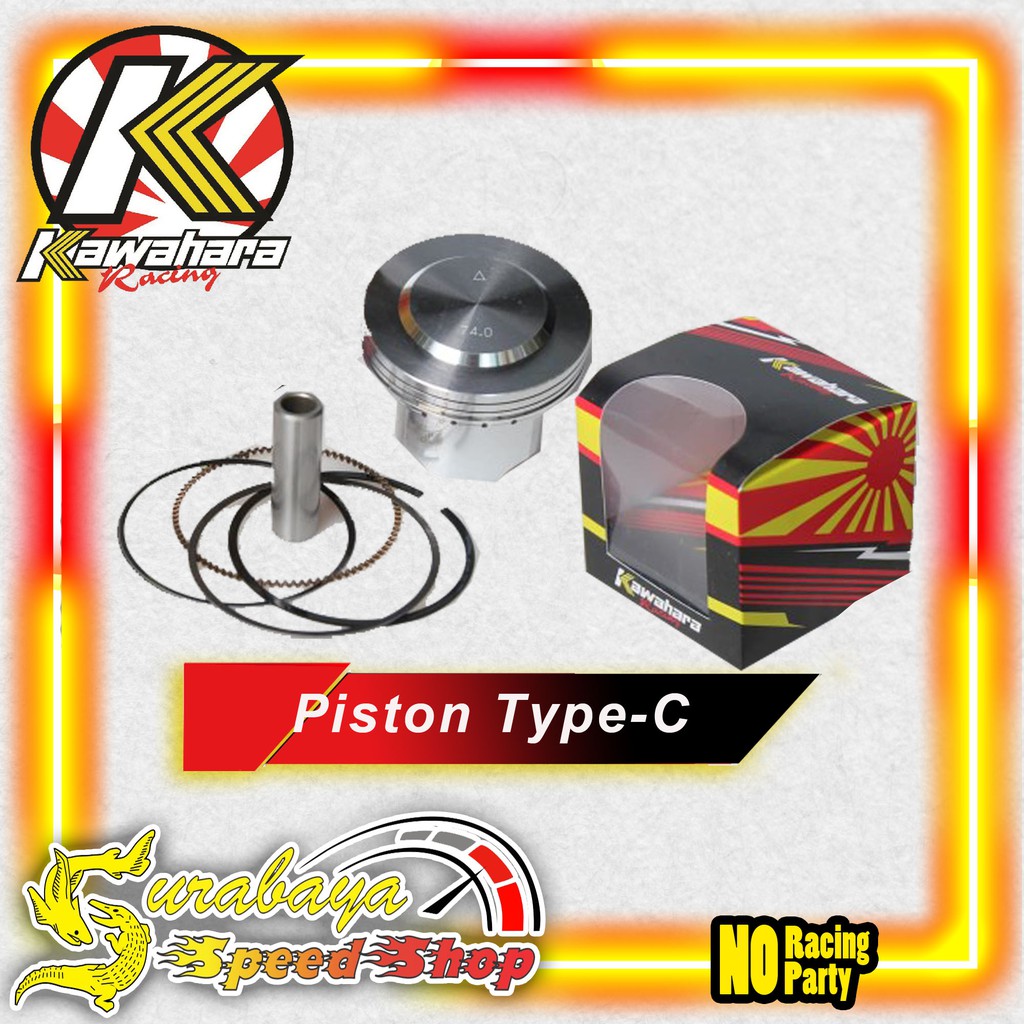Jual Piston Seher Kawahara Racing Kit Type C Diameter Piston Ring 65 67 ...