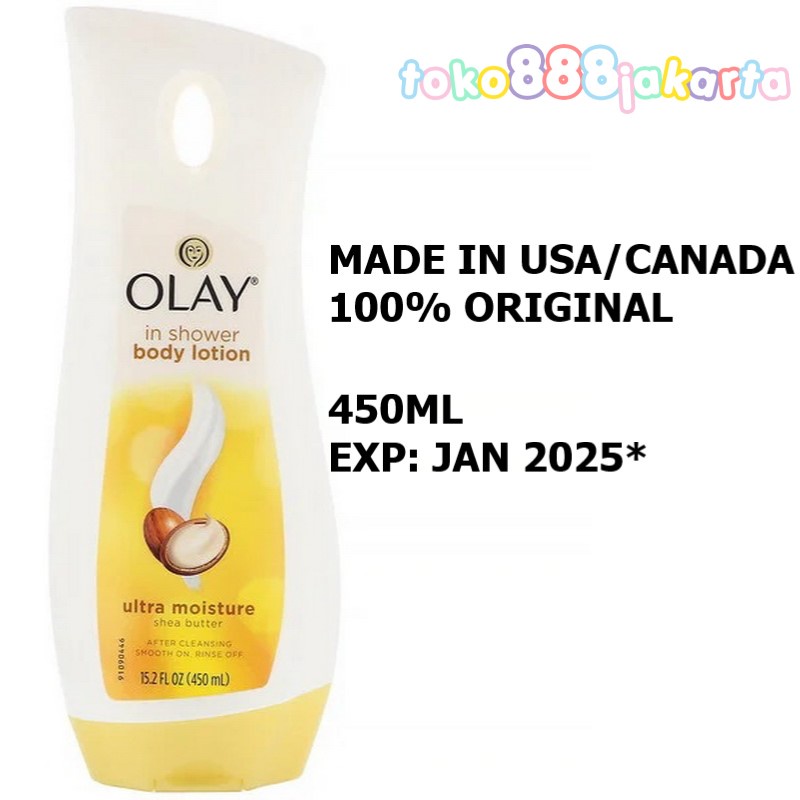 Jual OLAY IN SHOWER BODY LOTION ULTRA MOISTURE SHEA BUTTER 450ML 450 ML