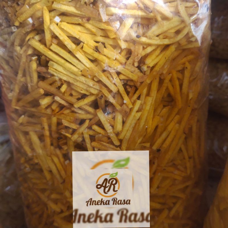 Jual stik talas khas Bogor gurih renyah 250gr/Stik talas Shopee Indonesia