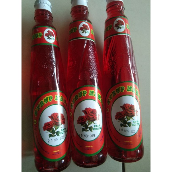 Jual syrup mawar 600ml | Shopee Indonesia
