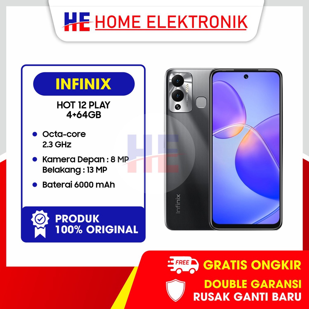 Jual Infinix Hot 12 Play 464gb 4128gb Garansi Resmi Infinix 1 Tahun Shopee Indonesia 5402