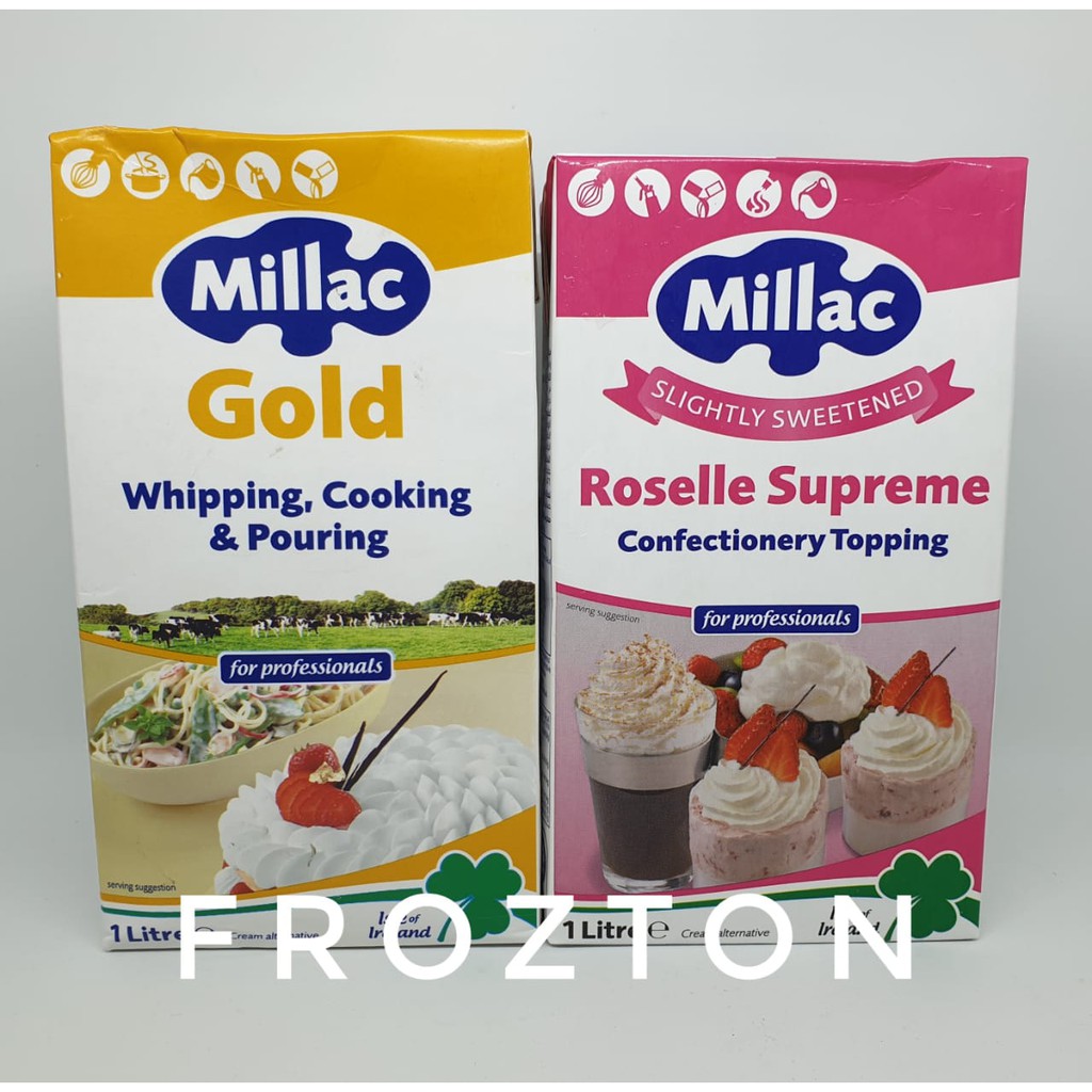 Jual Millac Gold Roselle Supreme ( 1 Liter ) Whipping Pouring Whip