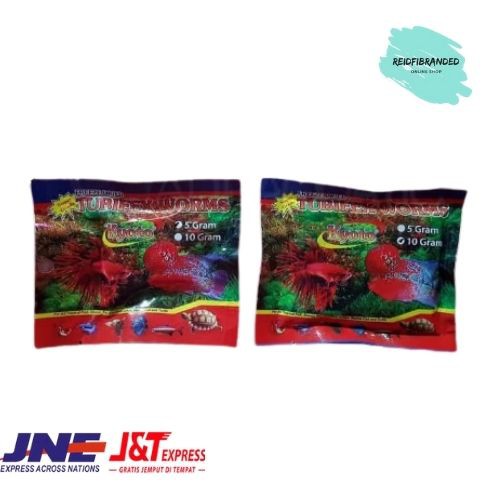 Jual CACING KERING KYOTO RAINBOW TUBIFEX WORMS 5GR PAKAN MAKANAN IKAN ...