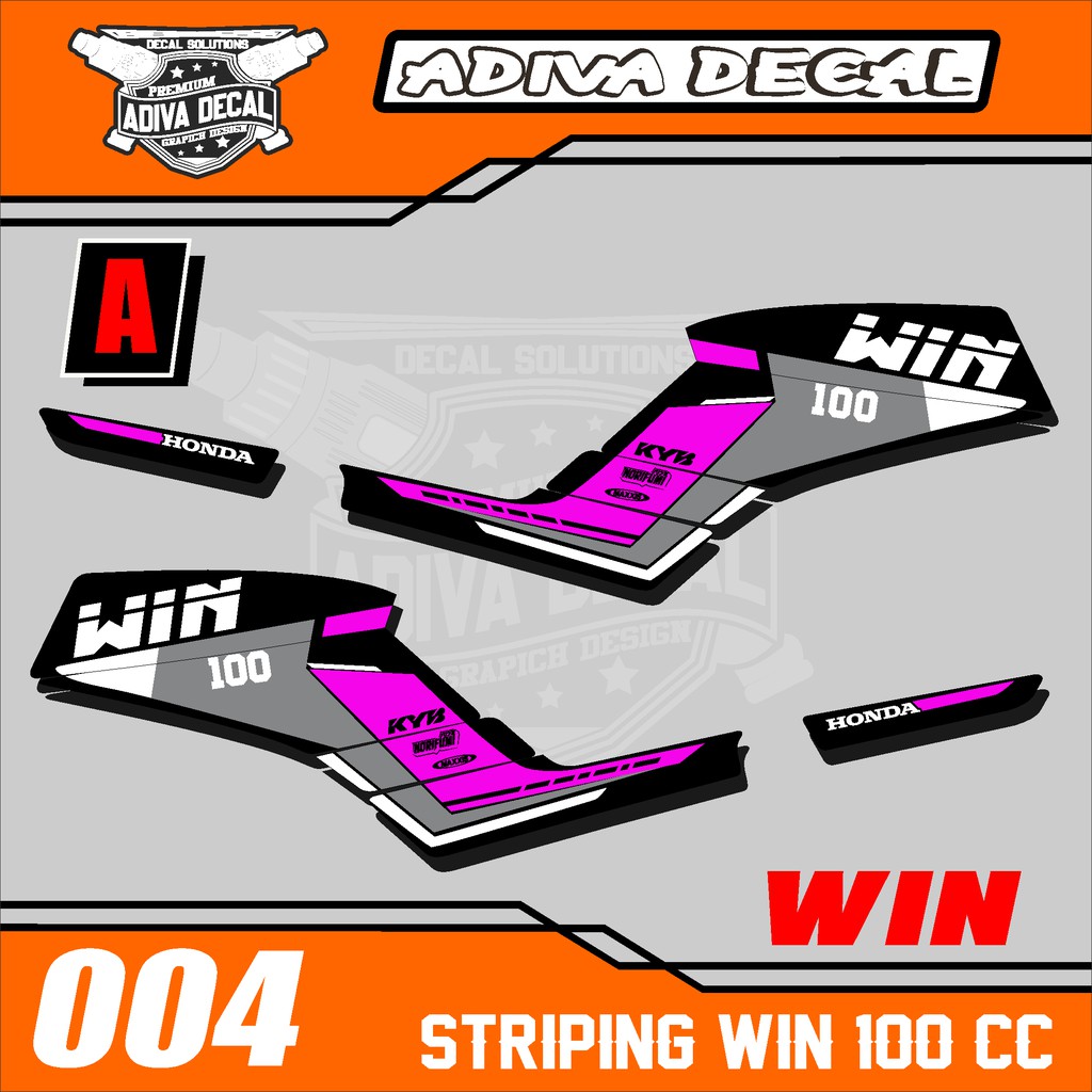 Jual Sticker Striping Honda WIN 100 - Stiker Lis Variasi Motor WIN-004 ...