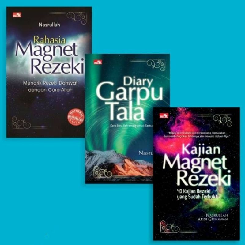 Jual 1PAKET RAHASIA MAGNET REZEKI, DIARY GARPU TALA, KAJIAN MAGNET ...