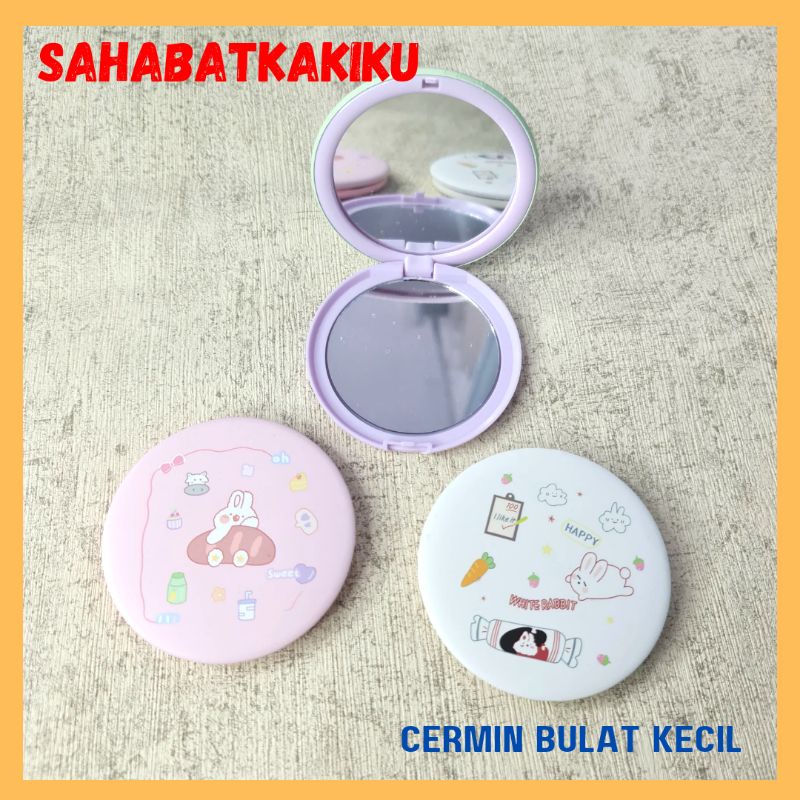 Jual Cermin Bulat Lipat Dua Sisi Cermin Bulat Double Cermin