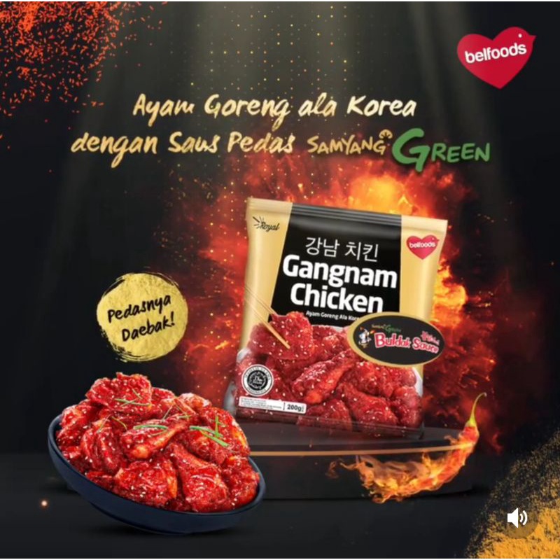 Jual Belfoods Premium Royal Gangnam Chicken Ala Korea Shopee Indonesia