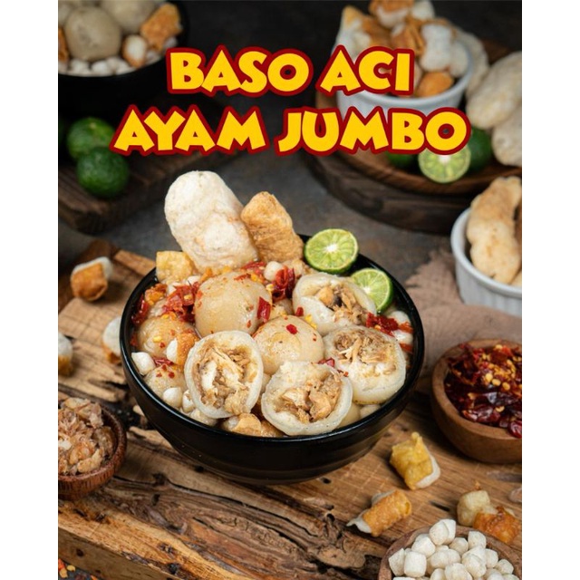 Jual Baso Aci Ayam Jumbo Isi Ayam Suwir Shopee Indonesia