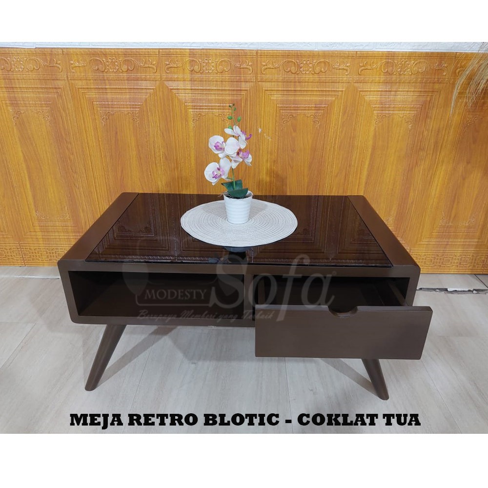 Jual Meja Tamu Retro Blotic Modesty | Shopee Indonesia