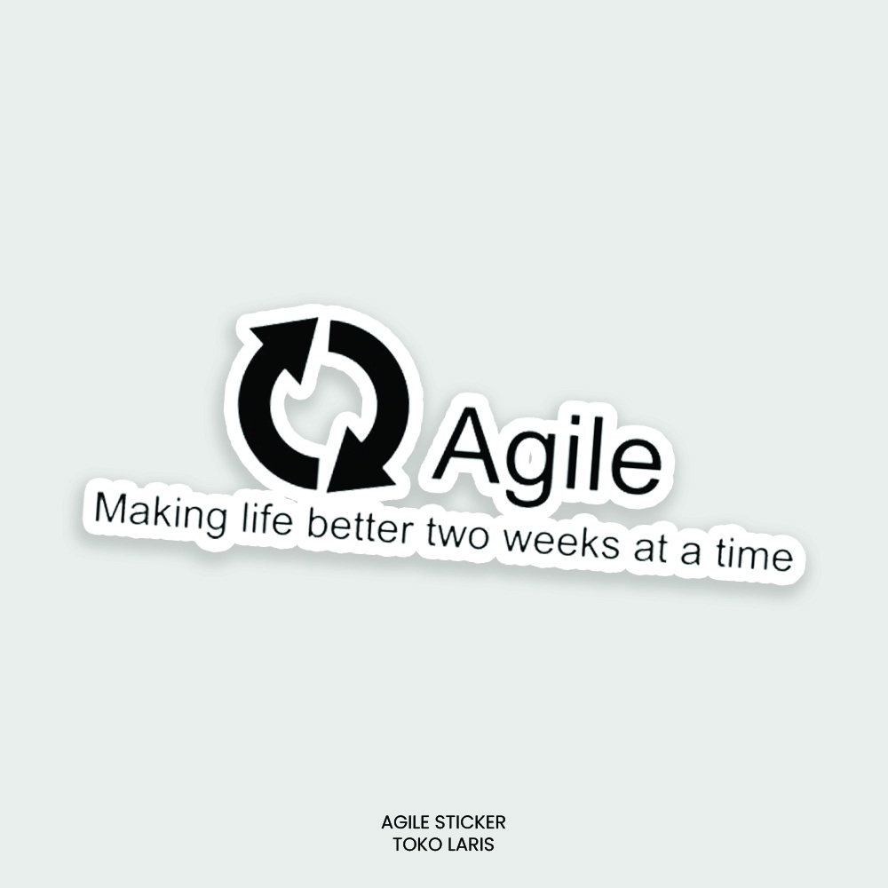 Jual Sticker AGILE Untuk Sticker Laptop, Tumblr, Helm, Case | Shopee ...