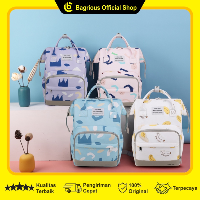 Jual Tas Bayi Multifungsi Baby Diapers Bag Perawatan Tas Perlengkapan