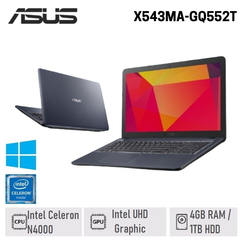 Laptop Asus VivoBook X543MA-GQ552T N4000|4GB|1TB  HDD|Numbkey|15.6