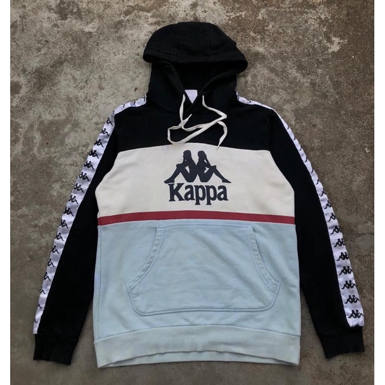 Kappa hot sale taped hoodie