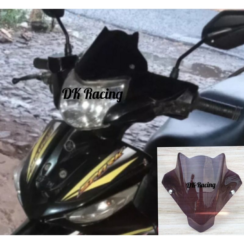 Jual Visor Yamaha Vega Zr Force Plus Baut Chrome Windshield Yamaha Vega Zr Force Plus Baut