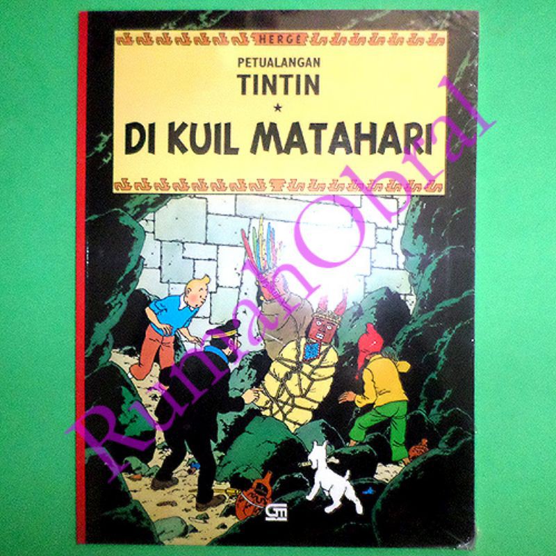 Jual Buku Tintin Di Kuil Matahari Oleh Herge Buku Ukuran Besar