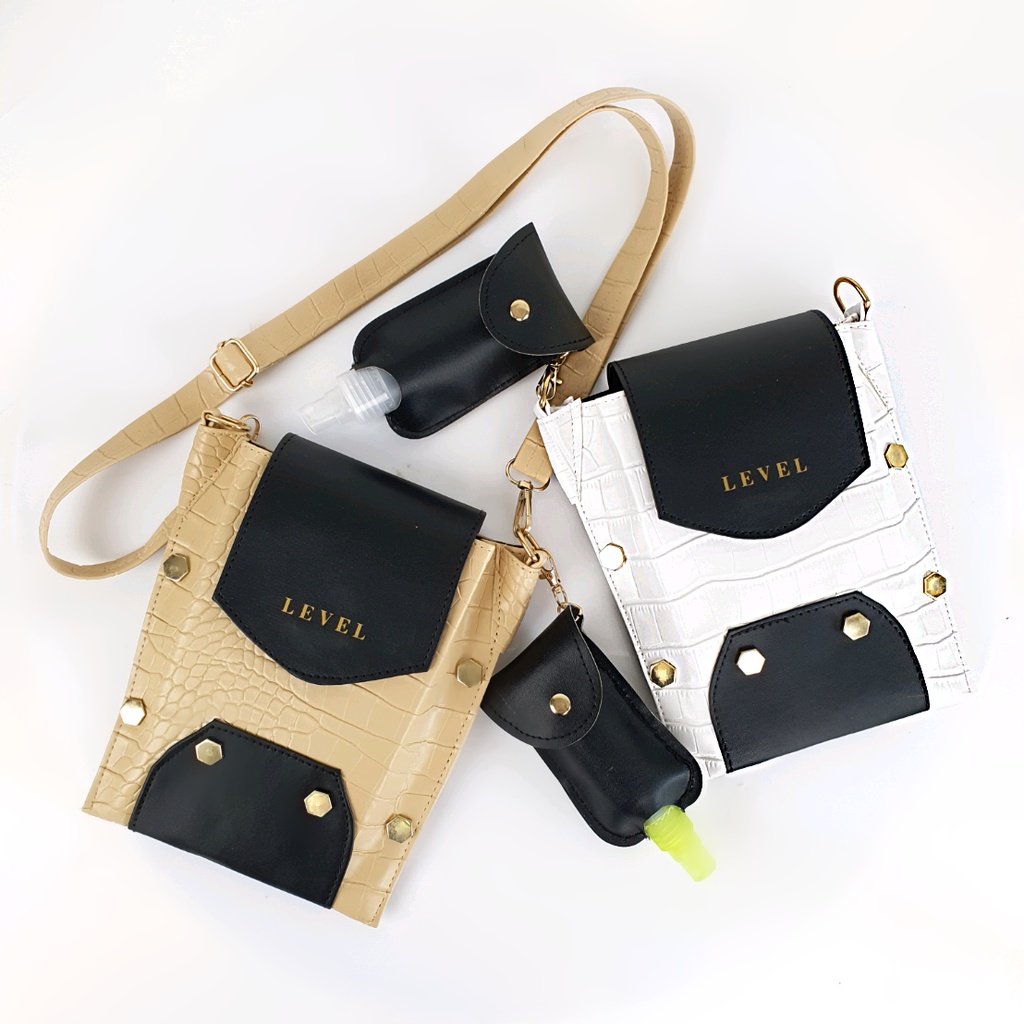 Jual TAS WANITA LEVEL ROXY ( FREE POUCH ) SELEMPANG PREMIUM HARGA MURAH ...