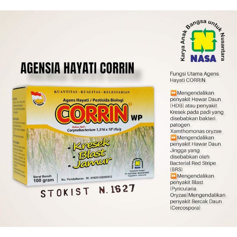 Jual Corrin Agensia Hayati Corrin Pestisida Hayati Atasi Busuk Dan