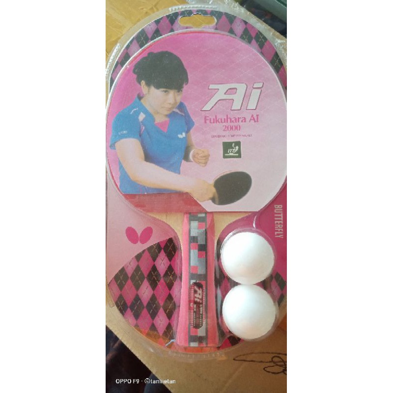 Butterfly Fukuhara Ai しあがっ Racket Series顔写真付き