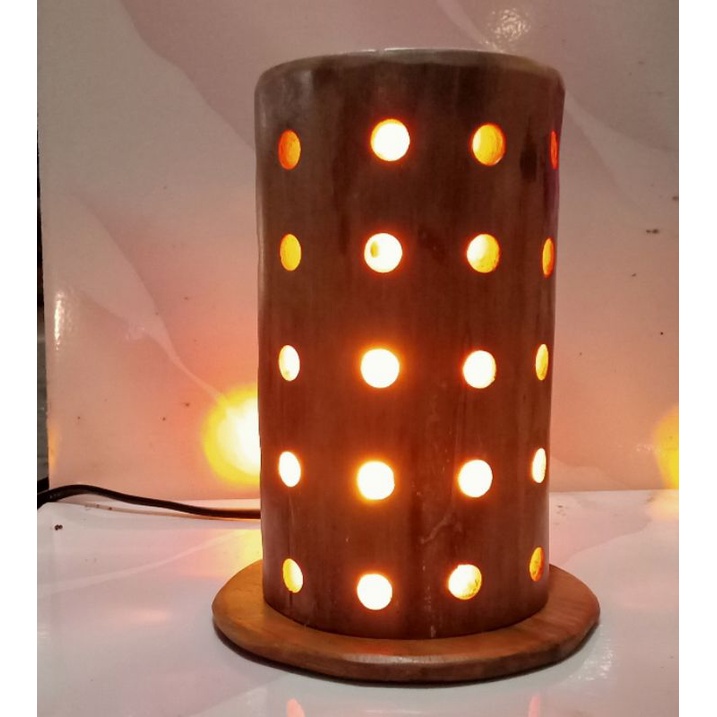 Jual prakarya anak sekolah/lampu hias/lampu tidur dari bambu | Shopee